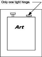 Art Hanging Tips 8 - T Hinges